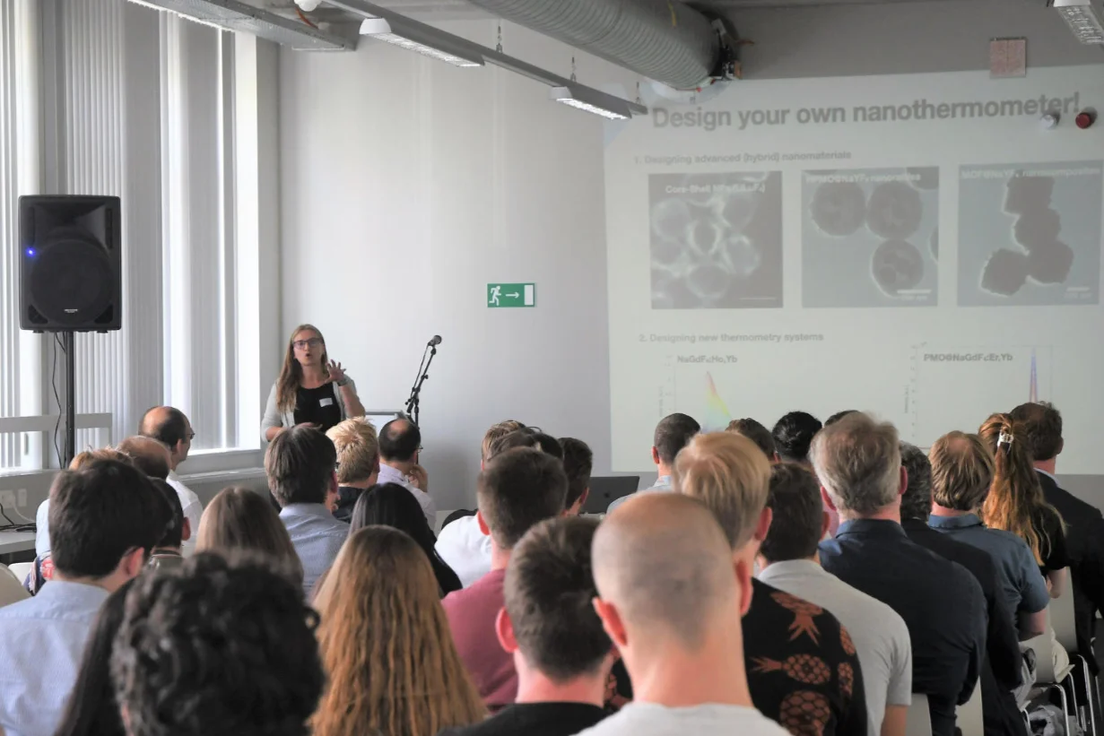 Scientific presentation at a university event
